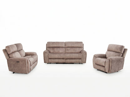 Vegas 3 Seater Power Recliner Sofa