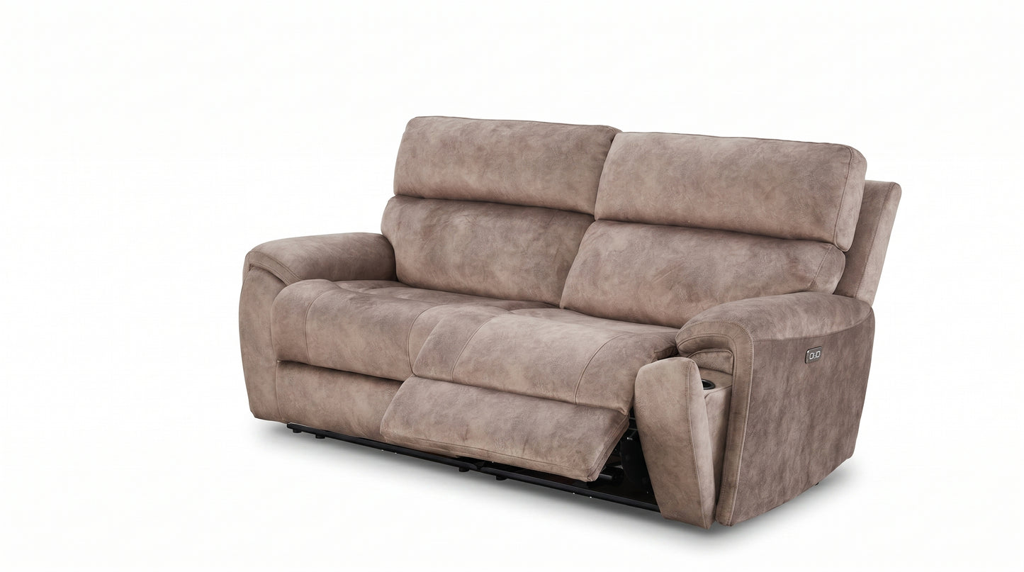 Vegas 3 Seater Power Recliner Sofa