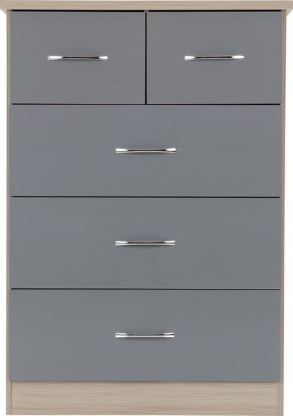 Nevada 3+2 Chest of Drawers