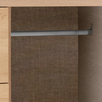 Nevada 5 Drawer Low Wardrobe