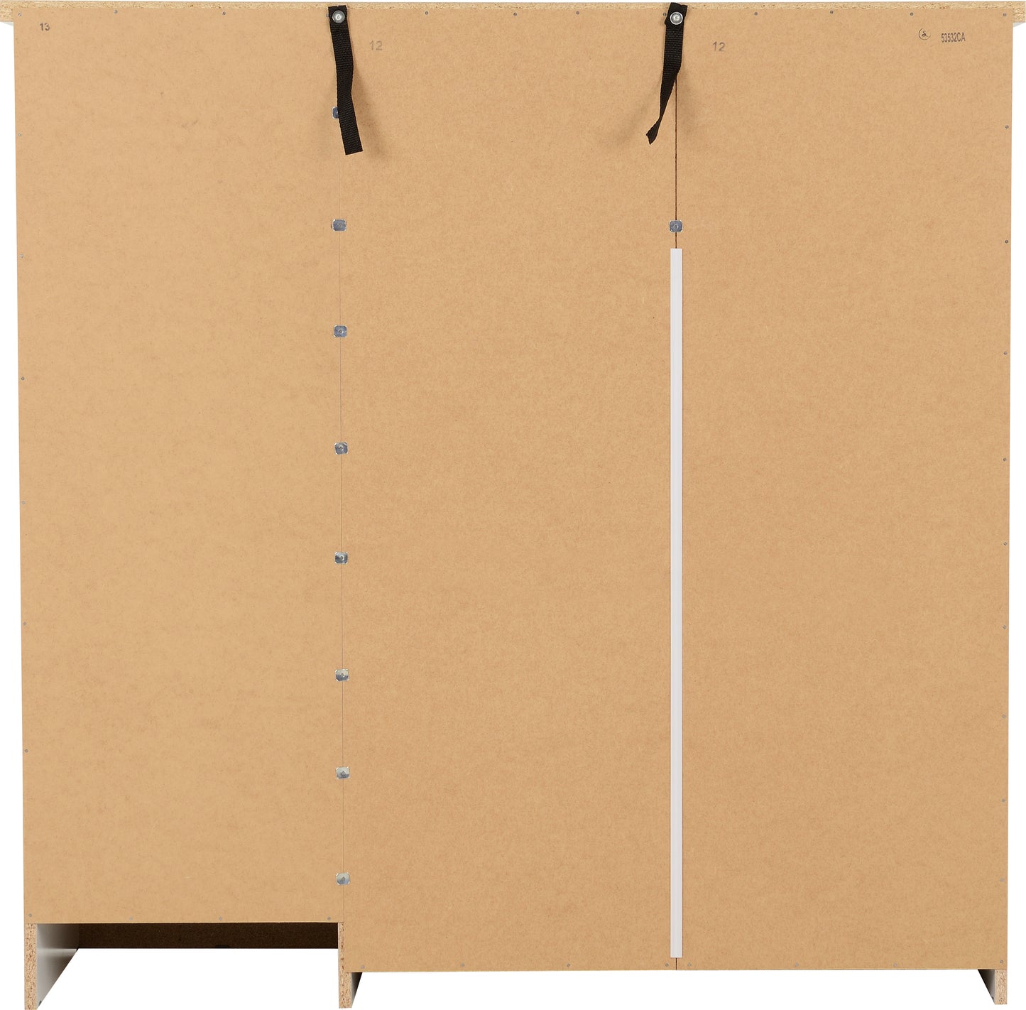 Nevada 5 Drawer Low Wardrobe