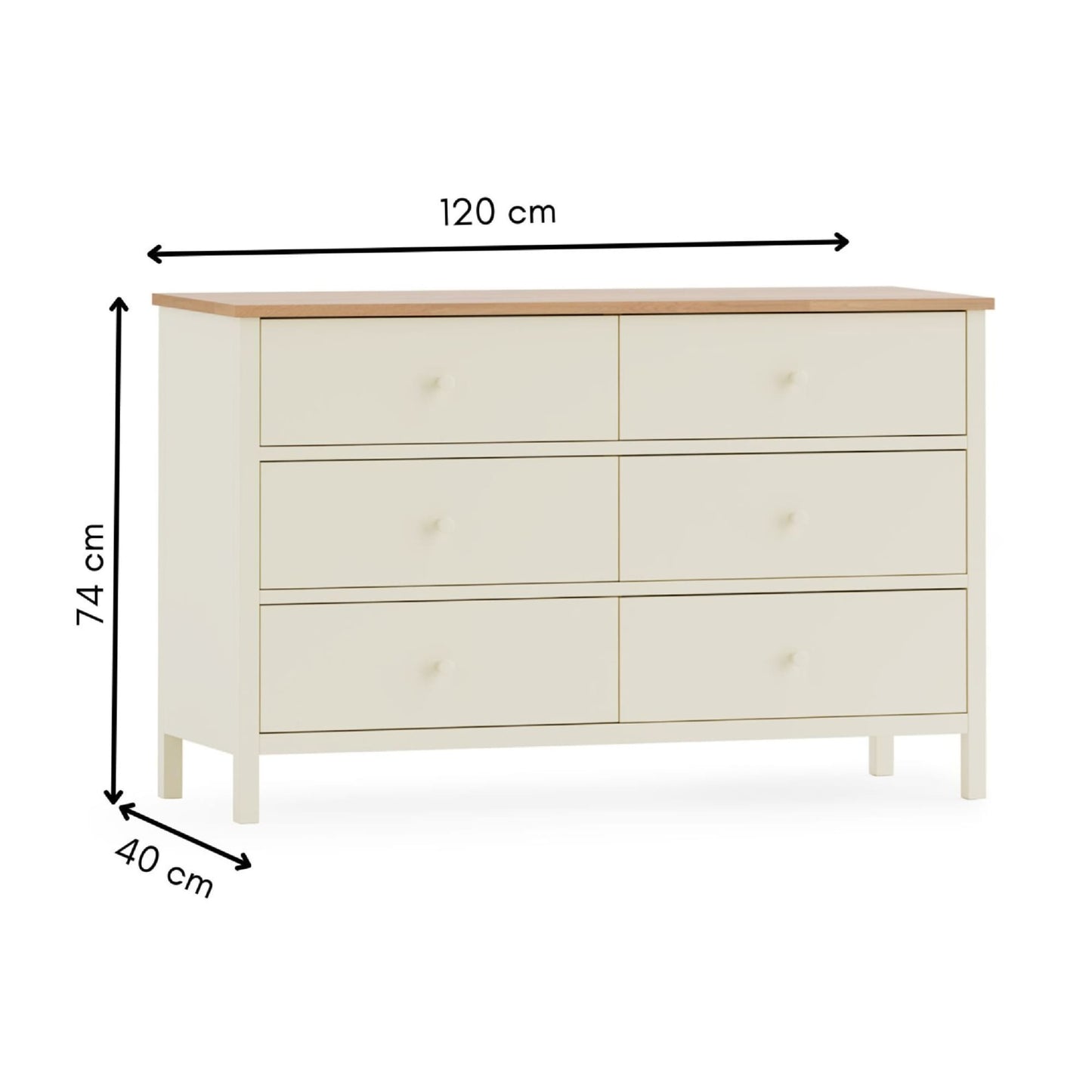 Coxmoor 6 Drawer Chest