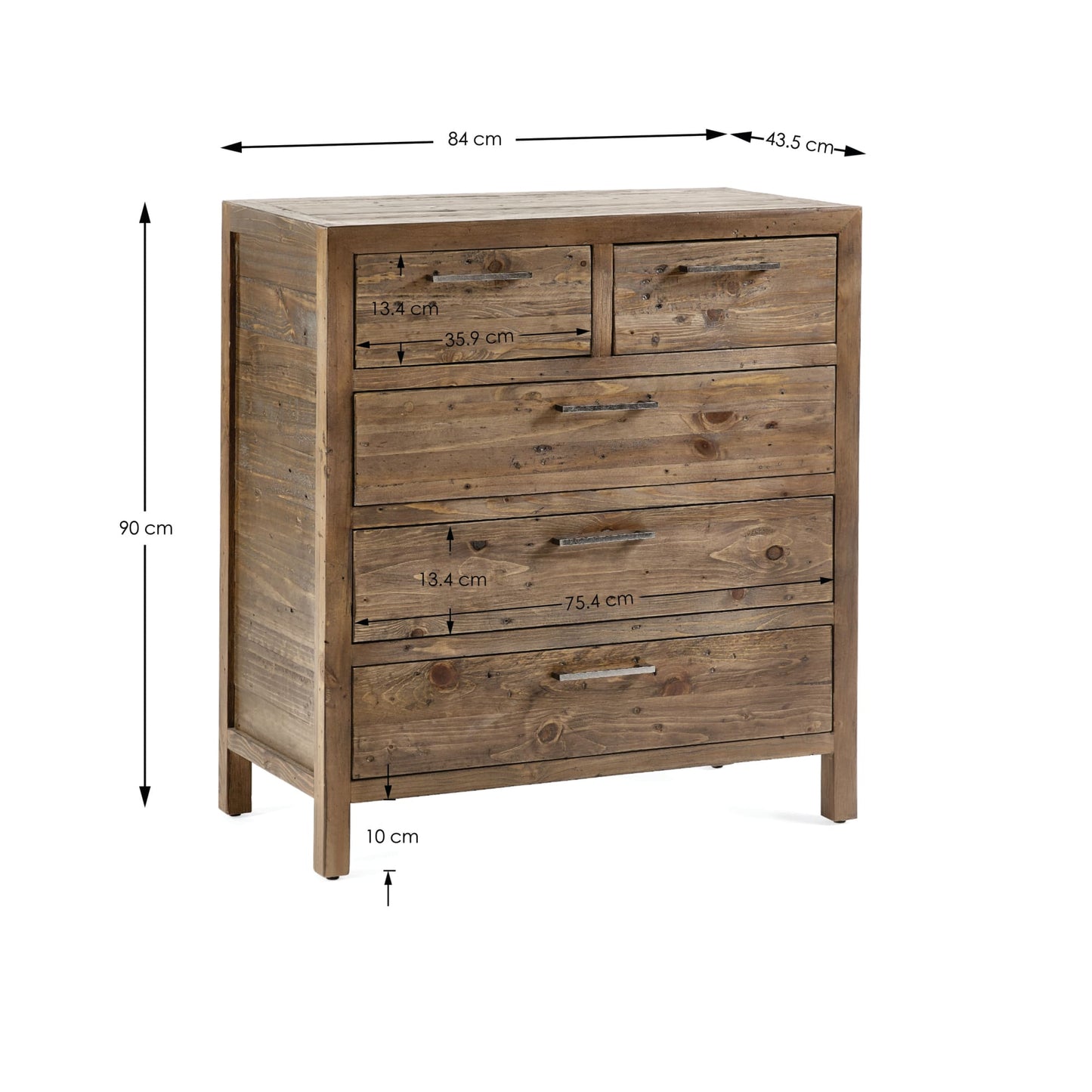 Heritage 3+2 Drawer Chest