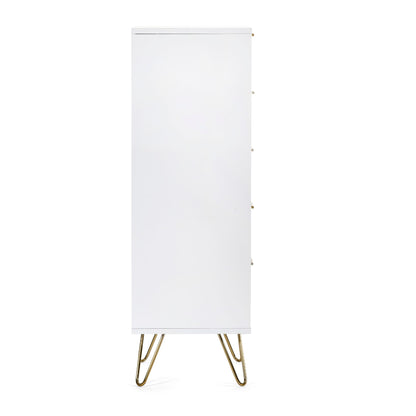 Murano 5 Drawer Tallboy