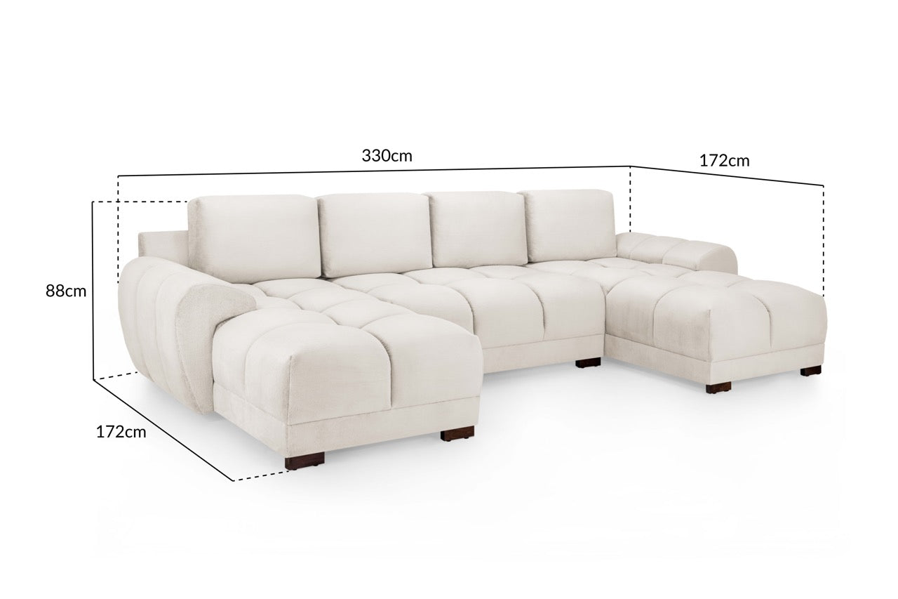Azzuro U-Shaped Sofa