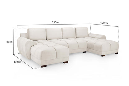 Azzuro U-Shaped Sofa
