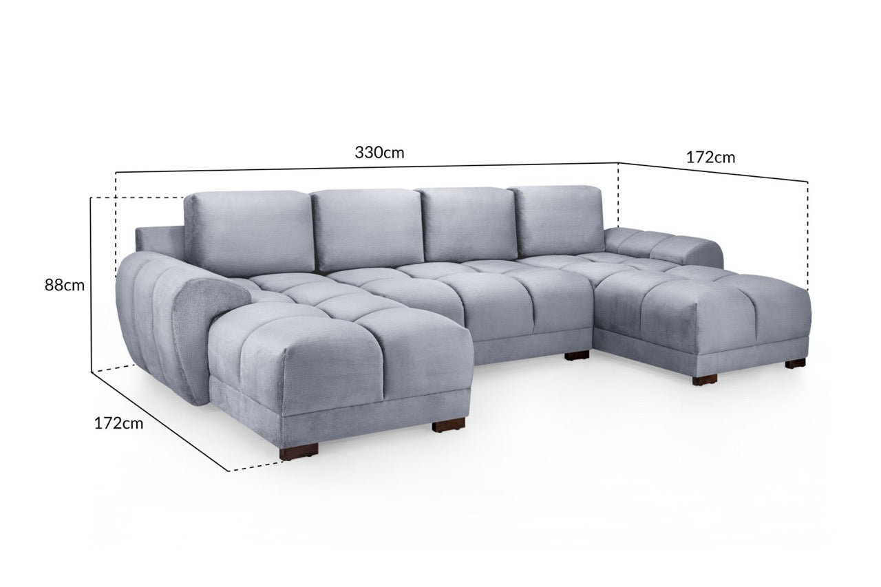 Azzuro U-Shaped Sofa