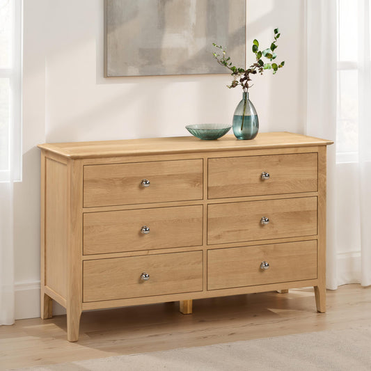 Cotswold 6 Drawer Wide Chest