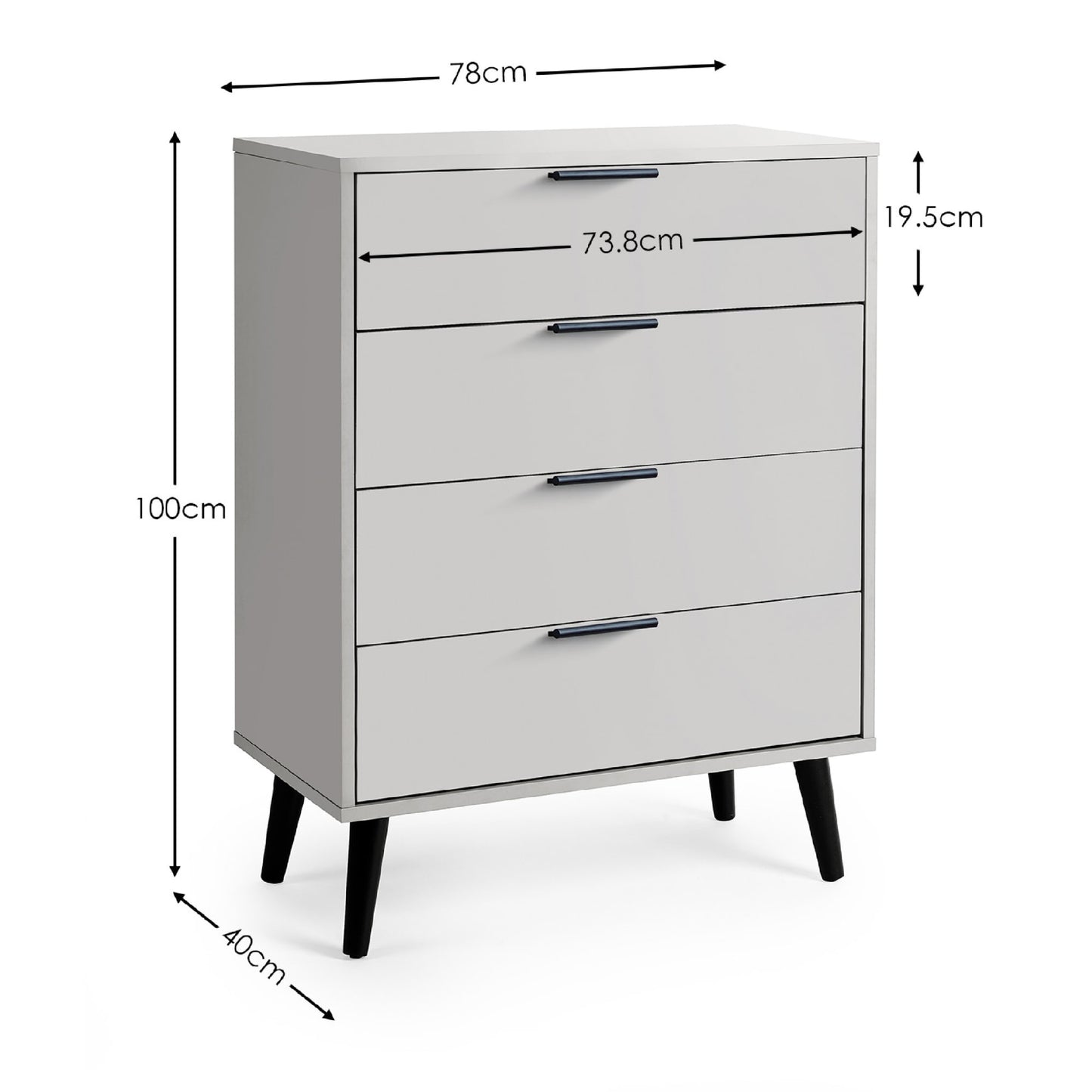 Alba 4 Drawer Chest