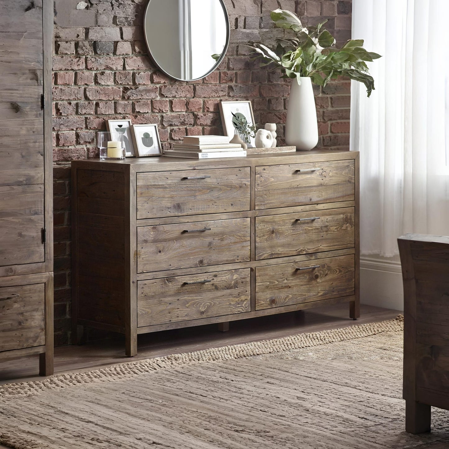 Heritage 6 Drawer Wide Chest