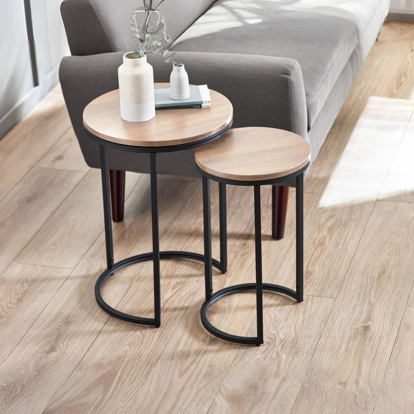 Tribeca Round Nesting Side Tables
