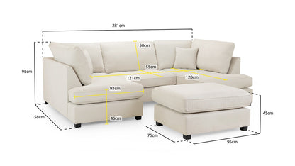 Carnaby U-Shaped Sofa