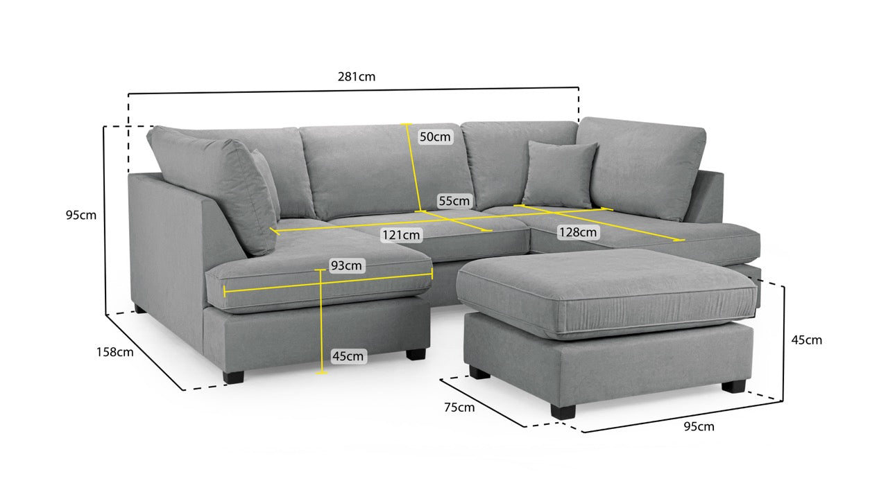 Carnaby U-Shaped Sofa