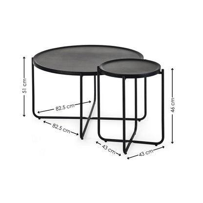 Sagrada Coffee & Side Table Set