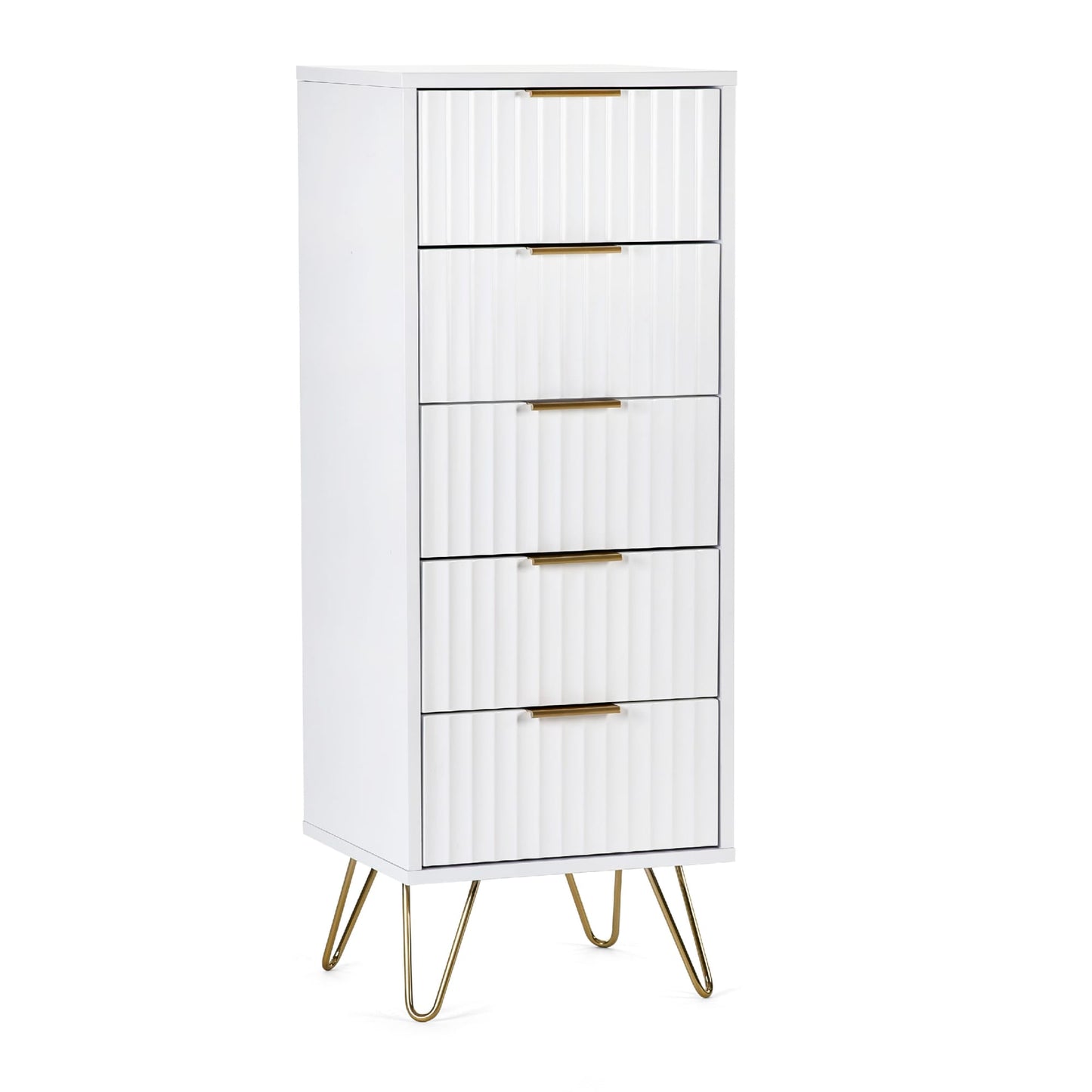 Murano 5 Drawer Tallboy