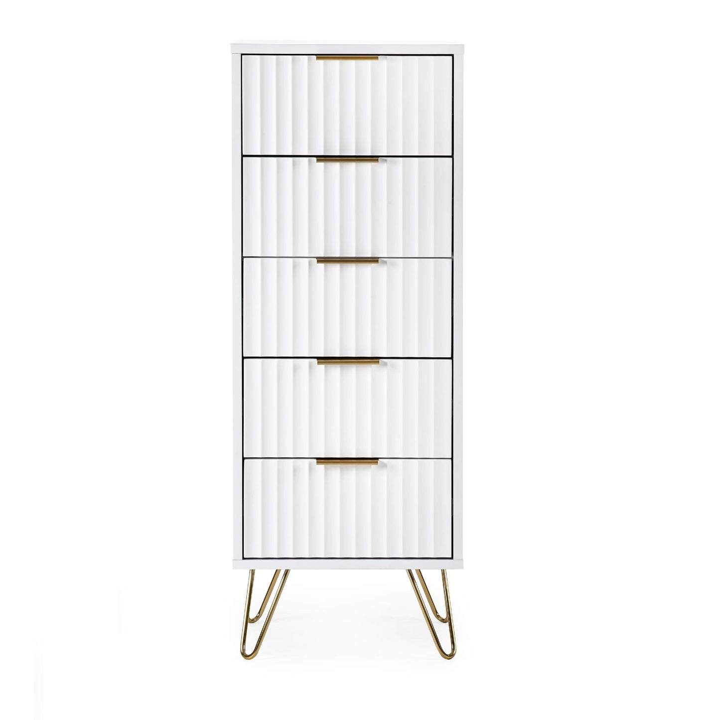 Murano 5 Drawer Tallboy