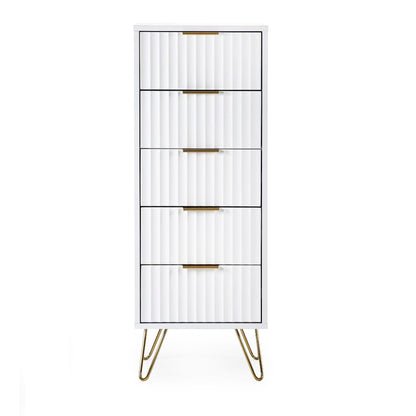 Murano 5 Drawer Tallboy