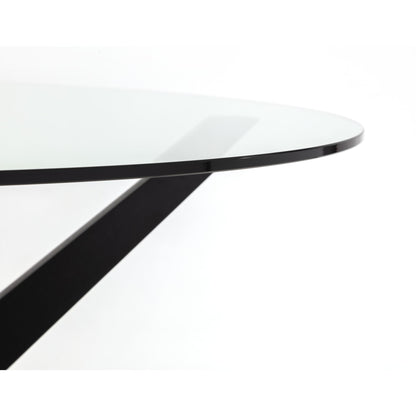 Hayden Round Glass Table