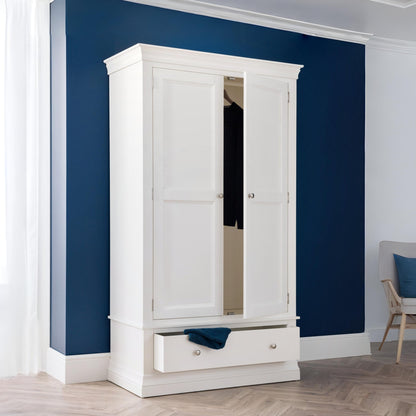 Clermont 2 Door 1 Drawer Wardrobe
