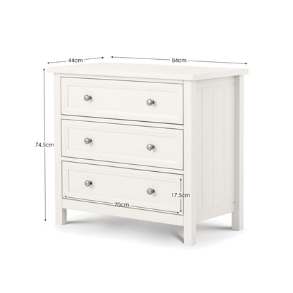 Maine 3 Drawer Wide Chest