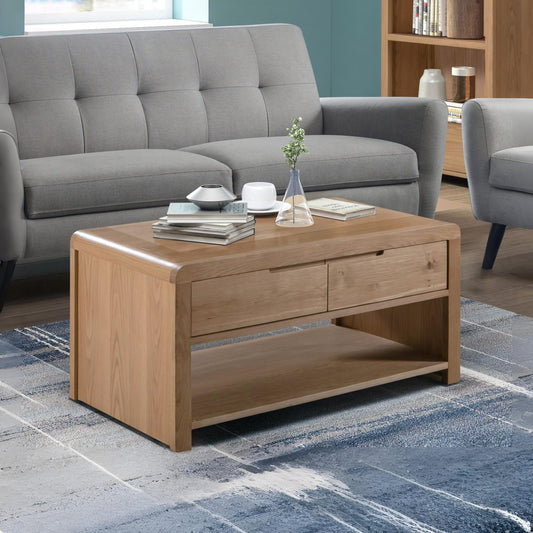 Curve Oak Coffee Table