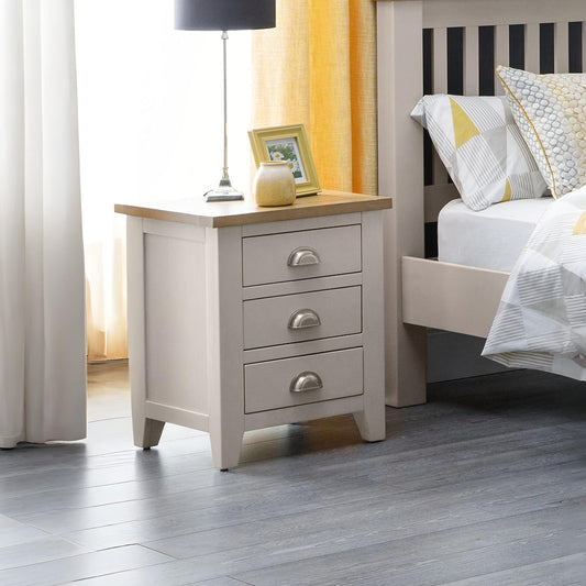 Richmond 3 Drawer Bedside