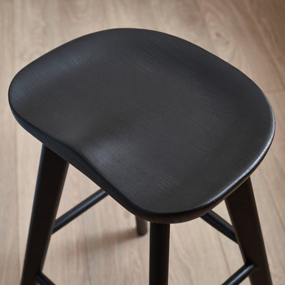 Mulu Black Bar Stool