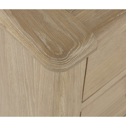 Memphis Limed Oak 3 + 2 Drawer Chest