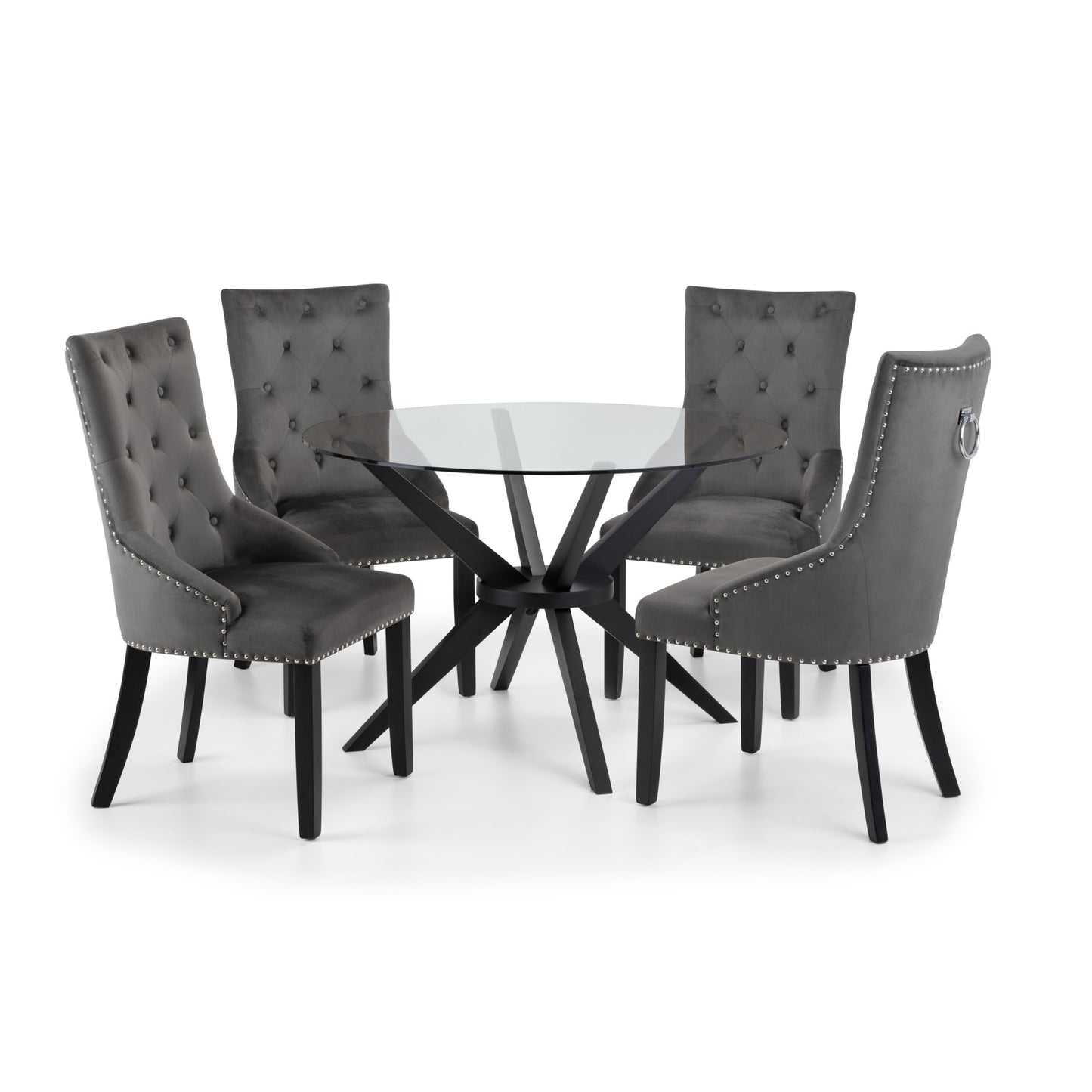 Hayden Round Glass Table