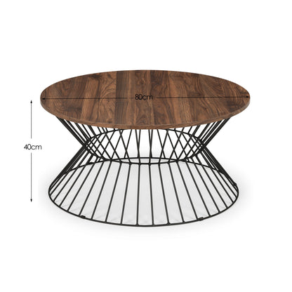 Jersey Round Wire Coffee Table