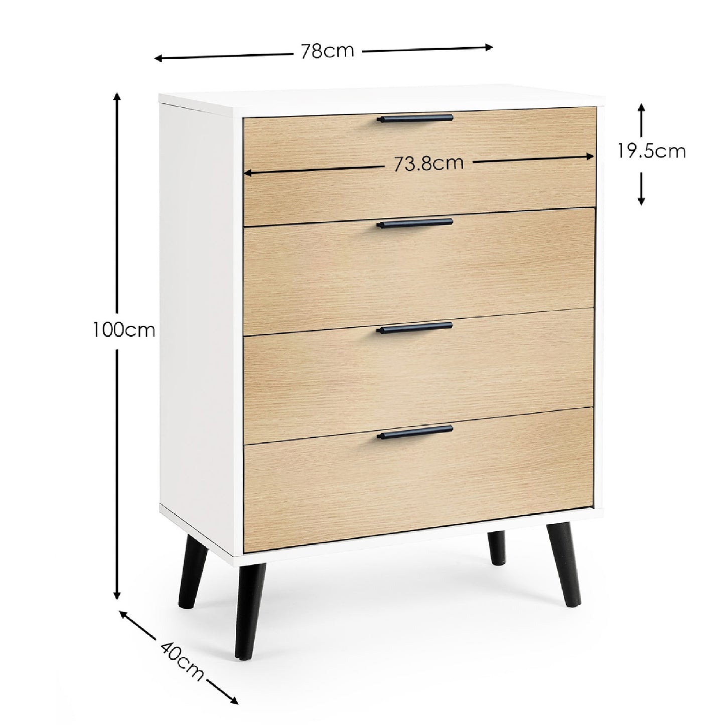 Alba 4 Drawer Chest
