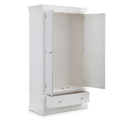 Clermont 2 Door 1 Drawer Wardrobe