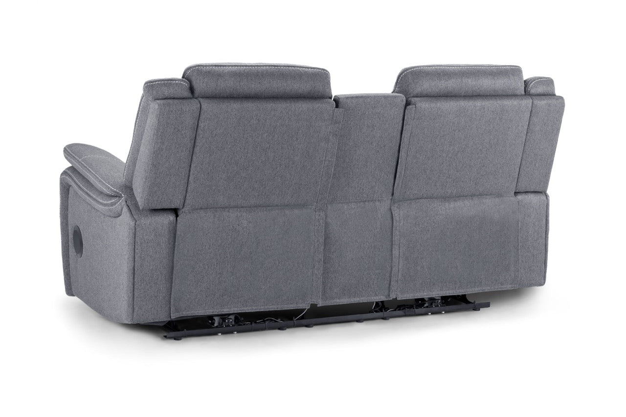 Galaxy Tech Recliner 2-Seater Sofa
