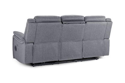 Galaxy Tech Recliner 3-Seater Sofa