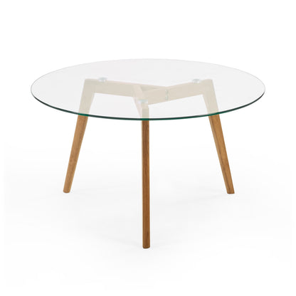 Bryant Round Glass Coffee Table