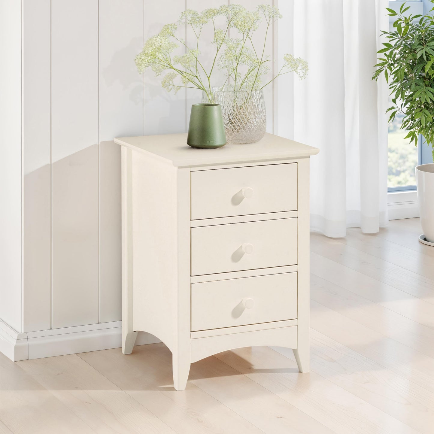 Cameo 3 Drawer Bedside