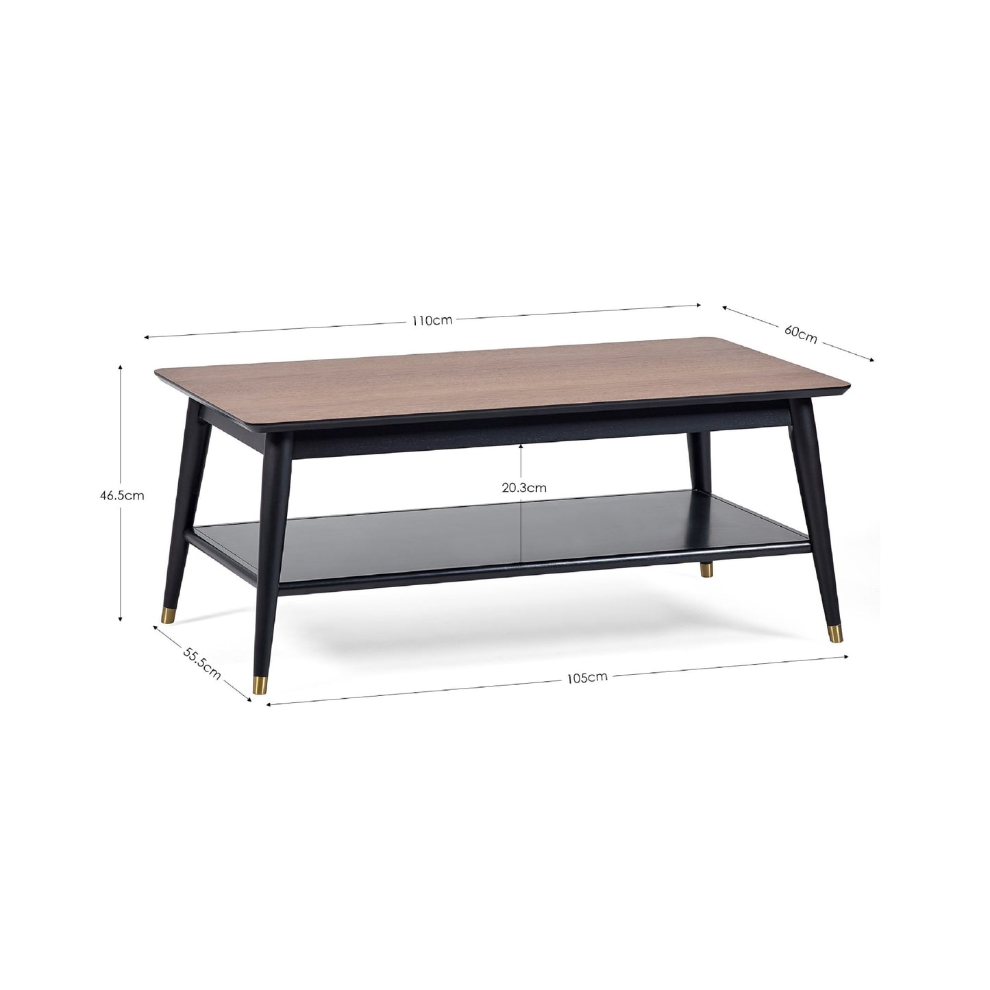 Findlay Coffee Table With Shelf