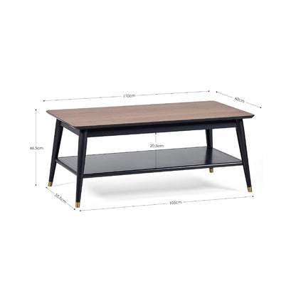 Findlay Coffee Table With Shelf