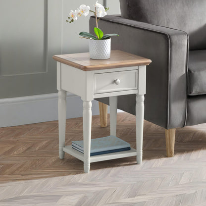Provence 1 Drawer Side Table