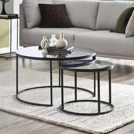 Chicago Round Nesting Coffee Tables