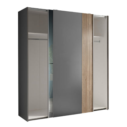 Berno Sliding Door Wardrobe With Mirror