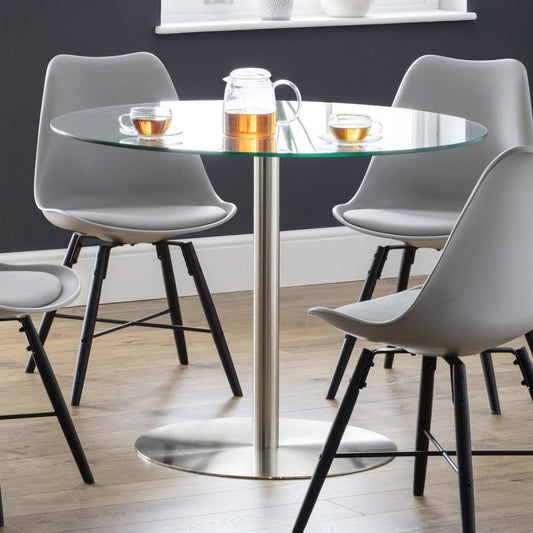 Milan Round Pedestal Table