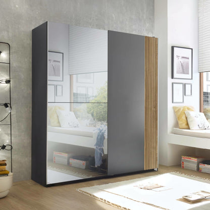 Berno Sliding Door Wardrobe With Mirror