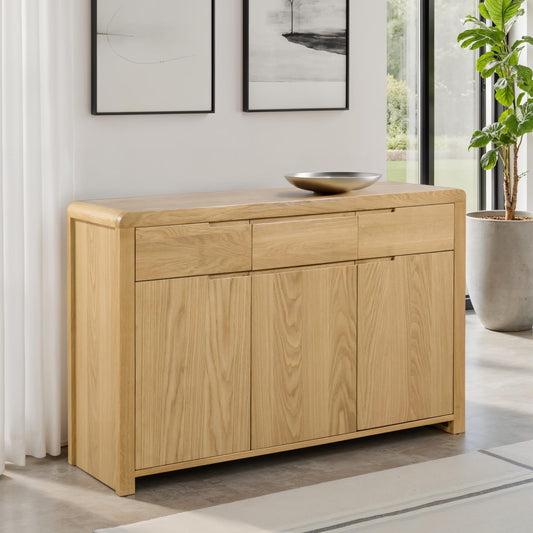 Curve Oak Sideboard