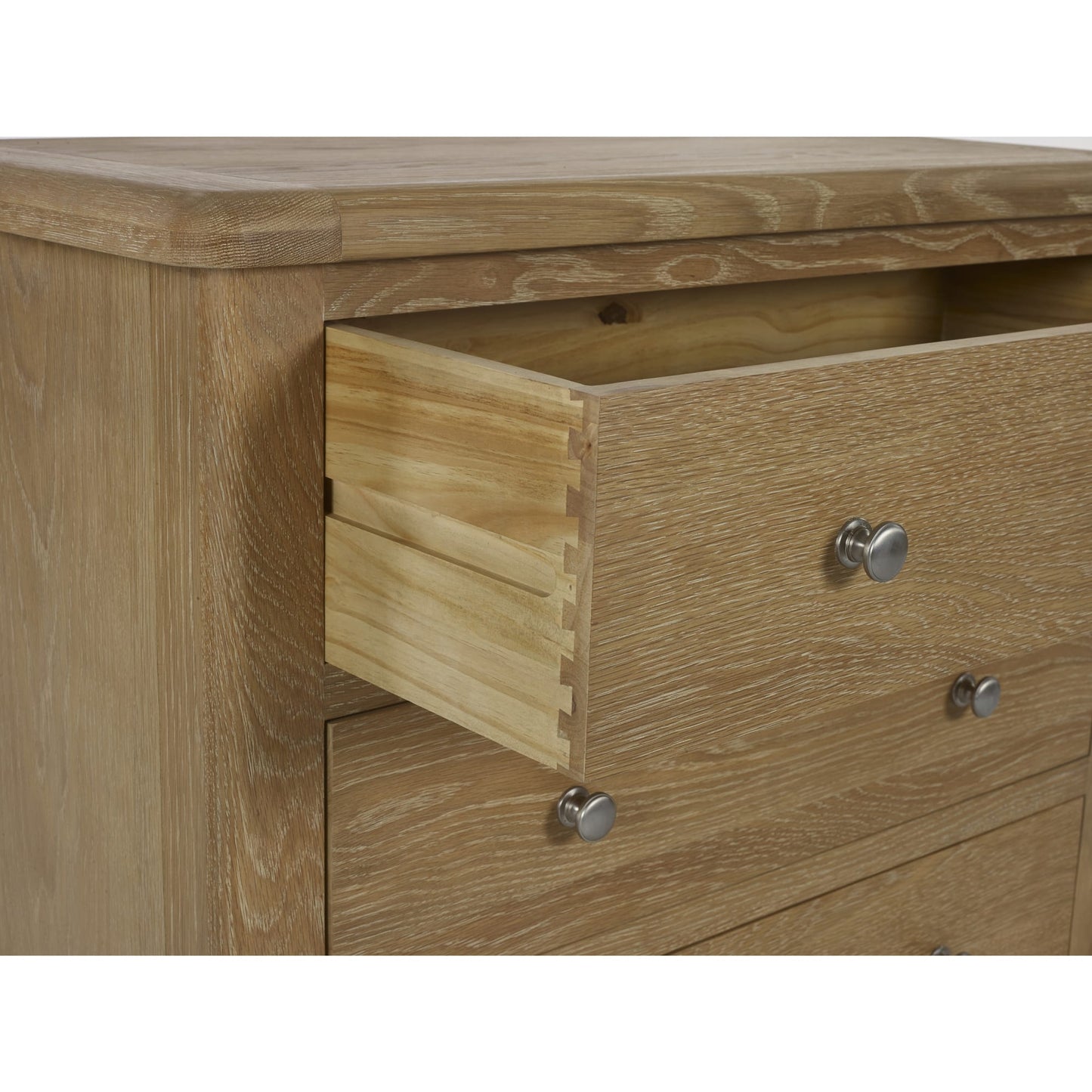 Memphis Limed Oak 3 Drawer Chest