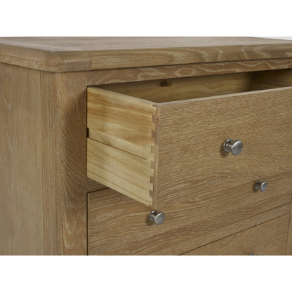 Memphis Limed Oak 3 Drawer Chest