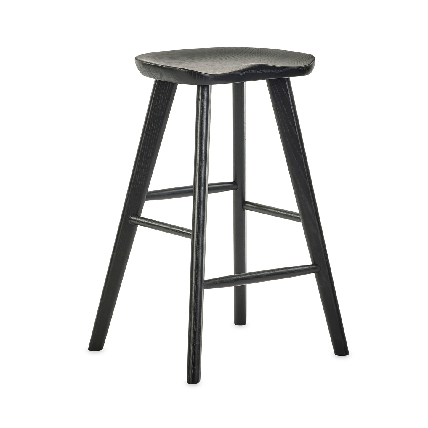 Mulu Black Bar Stool