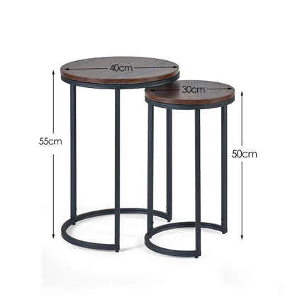Tribeca Round Nesting Side Tables