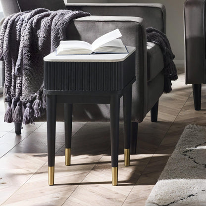 Louis Side Table With Drawer