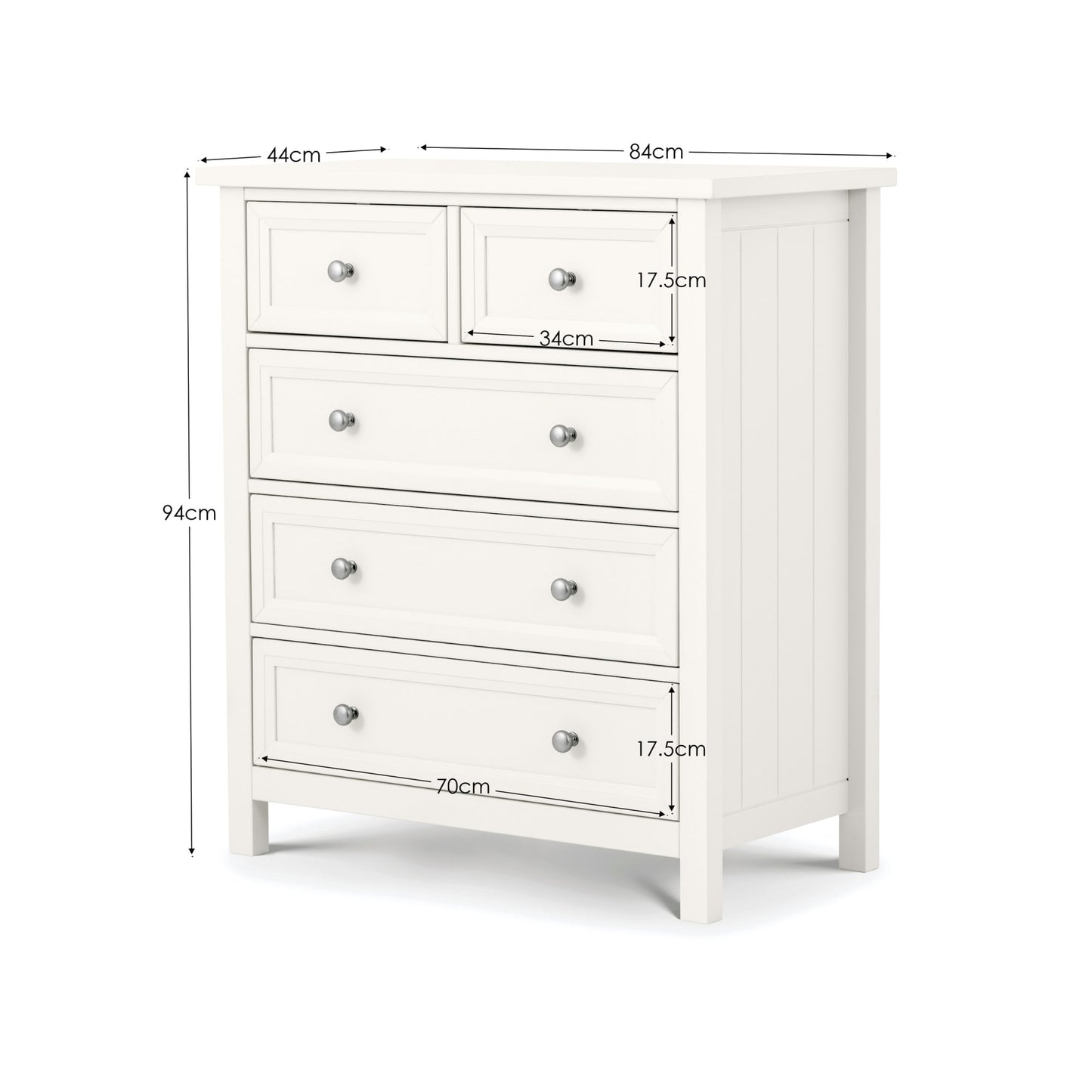 Maine 3 + 2 Drawer Chest